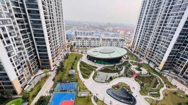 Nội khu Sakura - Vinhomes Smart