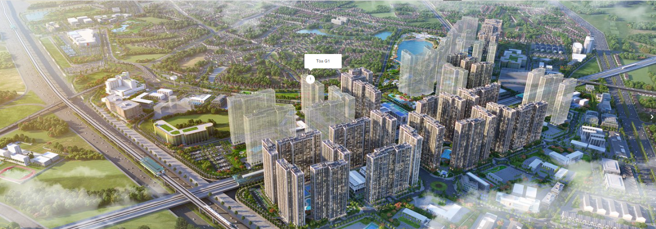 Vị trí toà G1 - Vinhomes Smart City Vị trí toà G1 - Vinhomes Smart City