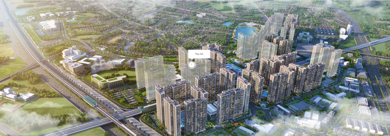 Vị trí toà G3 - The Sola Park