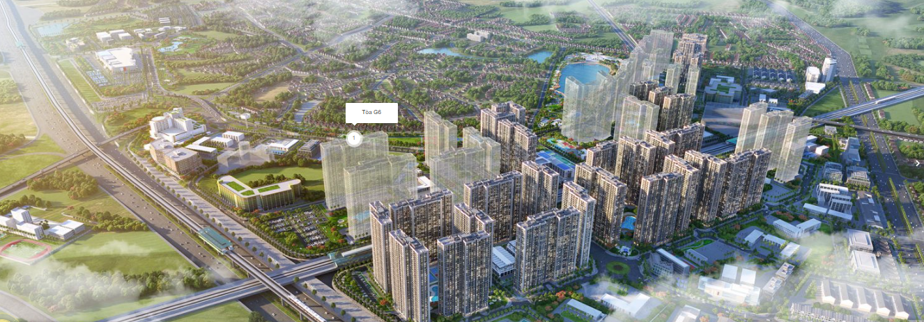 Vị trí toà G6 - The Sola Park