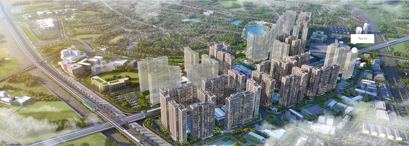 Vị trí toà V3 - The Victoria Vị trí toà V3 - The Victoria